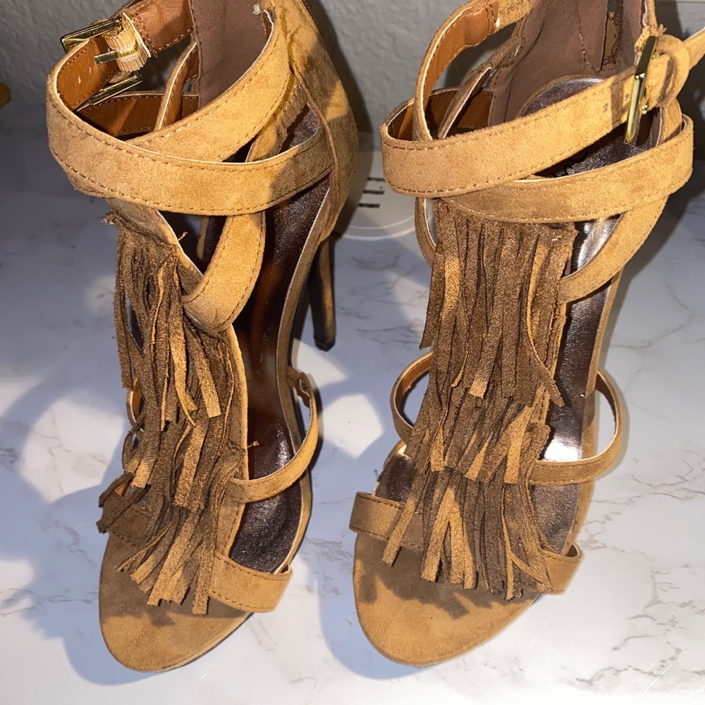 Brown heels